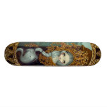 Rapunzel in RokokosSkateboard Personalisiertes Skatedeck