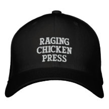 Rasender Huhn-Presse-Hut am Boden Bestickte Caps