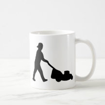 Rasenmäherikone Kaffee Tasse