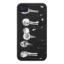Raserei-Comic Meme stellt das Gehen gegenüber. Ich iPhone 4 Cover