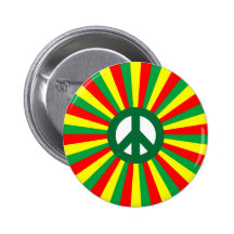 Rasta Frieden Anstecknadel