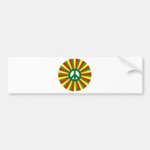 Rasta Frieden Auto Aufkleber