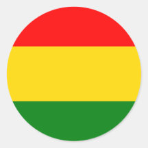 Rasta Runde Aufkleber