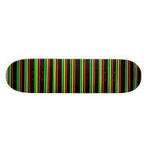 Rasta Streifen-Entwurfs-Skateboard Skateboard Brett