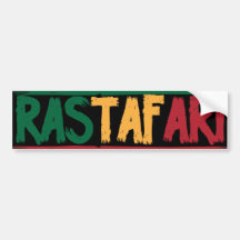 Rastafari Auto Aufkleber