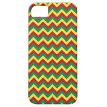 Rastafarian Zickzack iPhone 5 Etui
