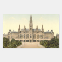Rathaus, Wien, Österreich Sticker