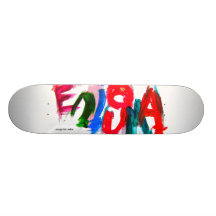 Rätsel Bedrucktes Skateboard