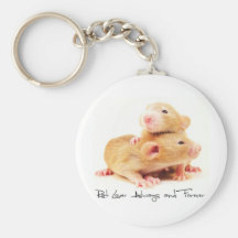 Ratten-Liebhaber immer und für immer Schlüsselanhänger