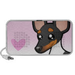 Ratten-Terrier-/Spielzeugfox-Terrier-Liebe iPod Speaker