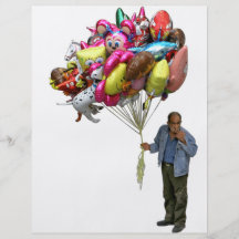 Rauchender Ballon-Verkäufer Custom Flyer
