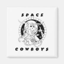 Raum-Cowboy-Magnet