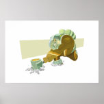 Raum-Elefant Plakatdrucke