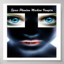 Raum-Phantommaschinen-Vampir Posterdruck
