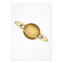 Raum-Planet mit Ringen Individuelle Einladungskarten