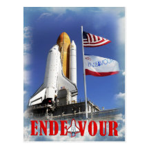 Raumfähre-Bemühung, Kennedy Space Center Postkarte