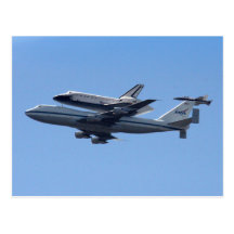 Raumfähre-Bemühungs-abschließende Flug-Postkarte