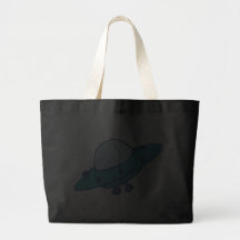 Raumschiff fliegende Untertasse UFO Leinentaschen