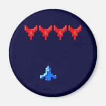 Raumschiffe Computerspiel computer game space ship Kühlschrankmagnete