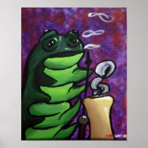 Raupen Hooka Posterdruck