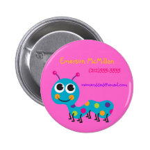 Raupen-Identifizierungs-Knopf Anstecknadelbutton