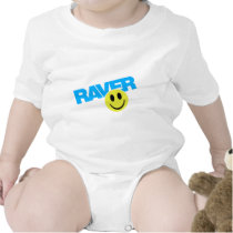 Raver - Raver-Musik DJ, die Rave mit einer Keule s t-shirts