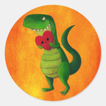 RAWR Dinosaurier-Liebe Sticker