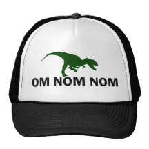 Rawr Dinosaurier OM Nom Nom Fernlastfahrer Kult Mützen