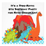 RAWRRR Dinosaurier-Geburtstags-Party Einladungen