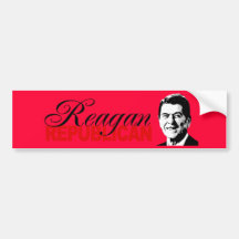 REAGAN-REPUBLIKANER AUTOSTICKER