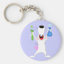 Reagenzglas-Labrador-Ratte Keychain Schlüsselanhänger
