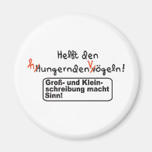 Rechtschreibung Kühlschrankmagnet