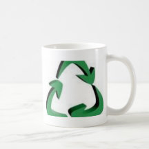 Recyceln des Bechers Haferl