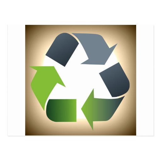 Recyceln Sie #1 Postkarten