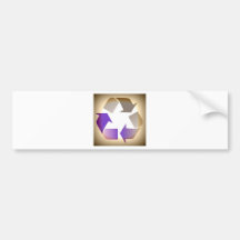 Recyceln Sie #2 Autosticker