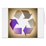 Recyceln Sie #2 Grußkarte