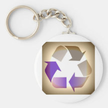 Recyceln Sie #2 Schlüsselbänder