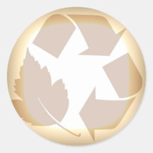Recyceln Sie #3 Aufkleber