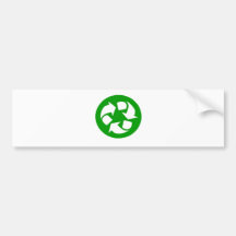 Recyceln Sie Auto Aufkleber