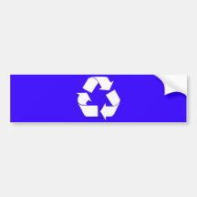 Recyceln Sie Behälteraufkleber mit recyceln Symbol Autosticker