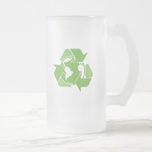 Recyceln Sie Erdgrün Kaffee Haferl