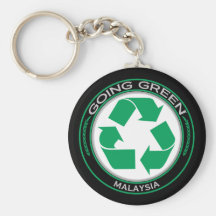 Recyceln Sie Malaysia Schlüsselanhänger