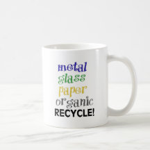 Recyceln Sie! Materialliste! Kaffeetasse