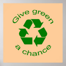 Recyceln Sie Plakate