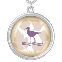 Recyceln Sie ringsum goldene Beige der Halskette m