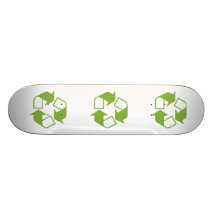 Recyceln Sie Skateboardbretter
