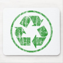 Recyceln, um die Planeten-Erde, Symbol zu retten Mauspad