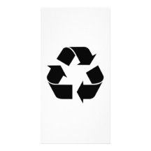 Recycling Symbol Photo Greeting Card
