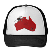 Redback-Spinne Australien Baseball Cap
