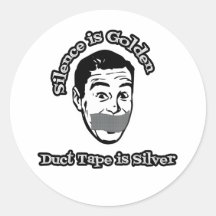 Reden ist Silber, schweigen ist Gold - Panzerklebe Stickers